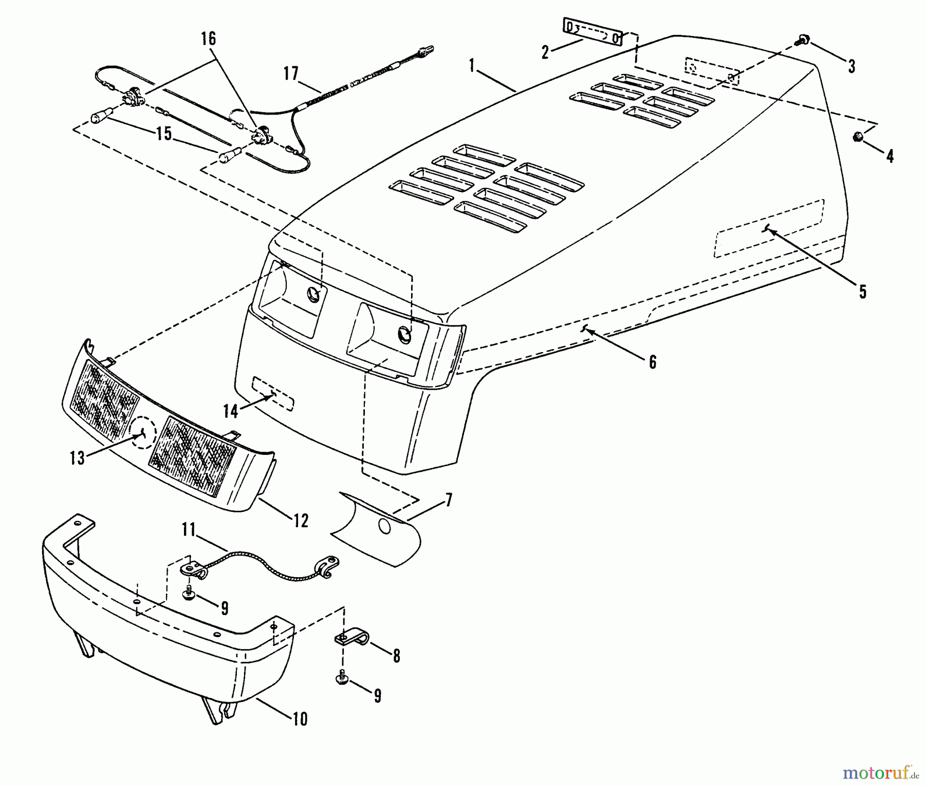 Snapper Zubehör. Rasenmäher 7060947 - Snapper Bag N-Wagon, 30 Bushel LT140H38ABV (80561) 38