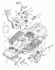 Snapper WLT170H38IBV - 38" Lawn Tractor, 17 HP, Hydro Drive, Series I Ersatzteile BLADE ENGAGEMENT & TRANSMISSION CONTROLS