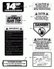 Snapper 331415KVE - 33" Rear-Engine Rider, Series 15 Ersatzteile Decals (Part 2)