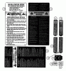 Snapper M280917BE (84250) - 28" Rear-Engine Rider, 9 HP, M Series 17 Ersatzteile Decals (Part 2)