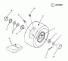 Snapper M280917BE (84250) - 28" Rear-Engine Rider, 9 HP, M Series 17 Ersatzteile Wheels - Front
