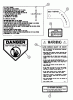 Snapper YZ15384BVE - 38" Zero-Turn Mower, 15 HP, ZTR Yard Cruiser, Series 4 Ersatzteile Decals (Part 2)