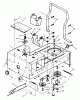 Snapper YZ15384BVE - 38" Zero-Turn Mower, 15 HP, ZTR Yard Cruiser, Series 4 Ersatzteile Rear Frame Assembly
