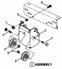 Snapper RYT16D334K - 33" Yard Tractor, 16 HP, Disc Drive, Series 4 Ersatzteile Mule Drive assembly