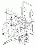 Snapper HZ14380BVE - 38" Zero-Turn Mower, 14 HP, ZTR Yard Cruiser, Series 0 Ersatzteile Rear Frame Assembly