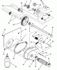 Snapper 281318BE (84381) - 28" Rear-Engine Rider, 13 HP, Series 18 Ersatzteile Differential, R.H. Fender