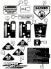 Snapper HZS15422KVE - 42" Zero-Turn Mower, 15 HP, ZTR Yard Cruiser, Series 2 Ersatzteile Decals (Part 1)