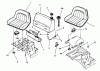 Snapper 281318BE (84381) - 28" Rear-Engine Rider, 13 HP, Series 18 Ersatzteile Fuel Tank & Operators Seat