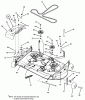 Snapper HZS15422KVE - 42" Zero-Turn Mower, 15 HP, ZTR Yard Cruiser, Series 2 Ersatzteile Mower Deck Assembly (Part 3)