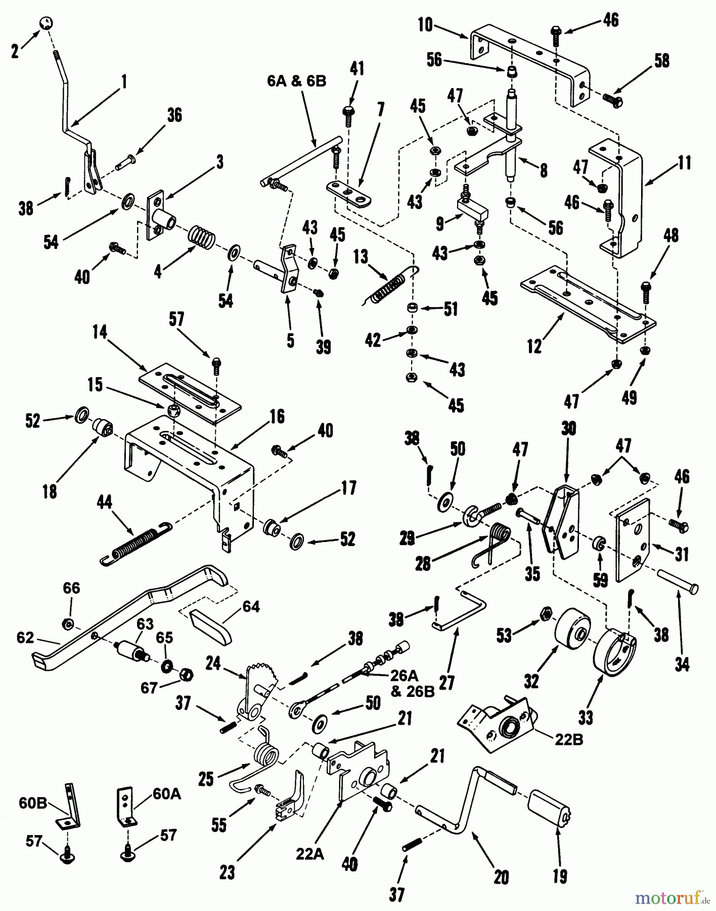 Snapper Rasen- und Gartentraktoren LT11000 - Snapper 11 HP Lawn Tractor, Disc Drive, Series 0 Clutch, Brake & Transmission Controls