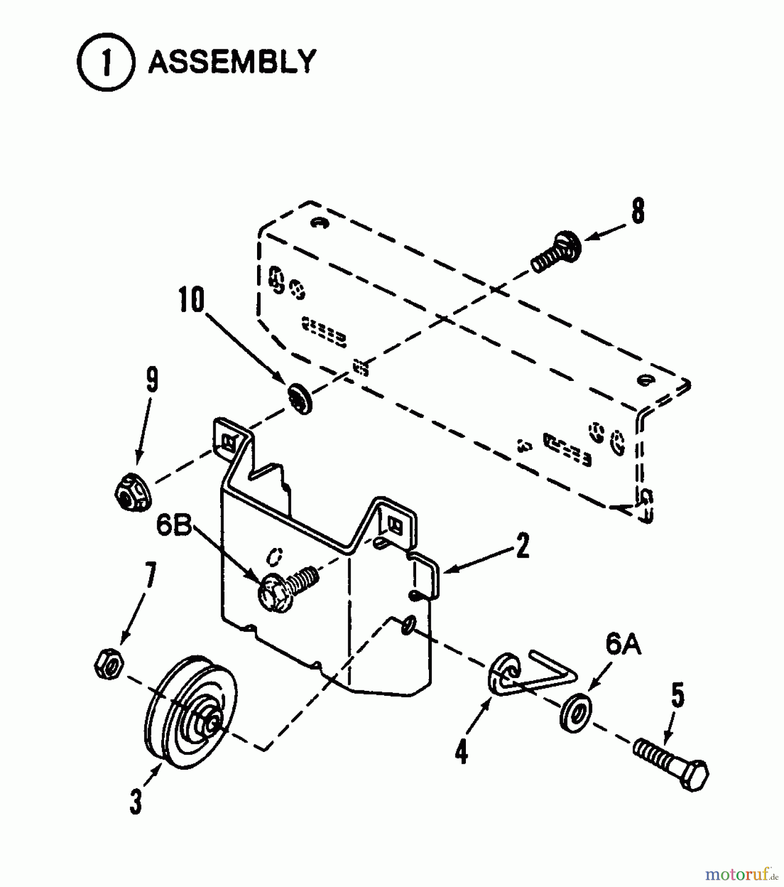 Snapper Rasen- und Gartentraktoren LT11000 - Snapper 11 HP Lawn Tractor, Disc Drive, Series 0 Mule Drive Assembly