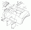 Snapper LT130G38AKV - 38" Lawn Tractor, 13 HP, Gear Drive, Series A (GF) Ersatzteile Rear Fender & Components