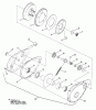 Snapper LT12D331TV - 33" Lawn Tractor, 12 HP, Disc Drive, Series 1 Ersatzteile Chain Case & Smooth Clutch Assmy