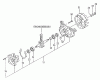 Tanaka THT-2540 - 40" Hedge Trimmer, Single Sided, 24cc, 1.3HP Ersatzteile Crankcase, Flywheel
