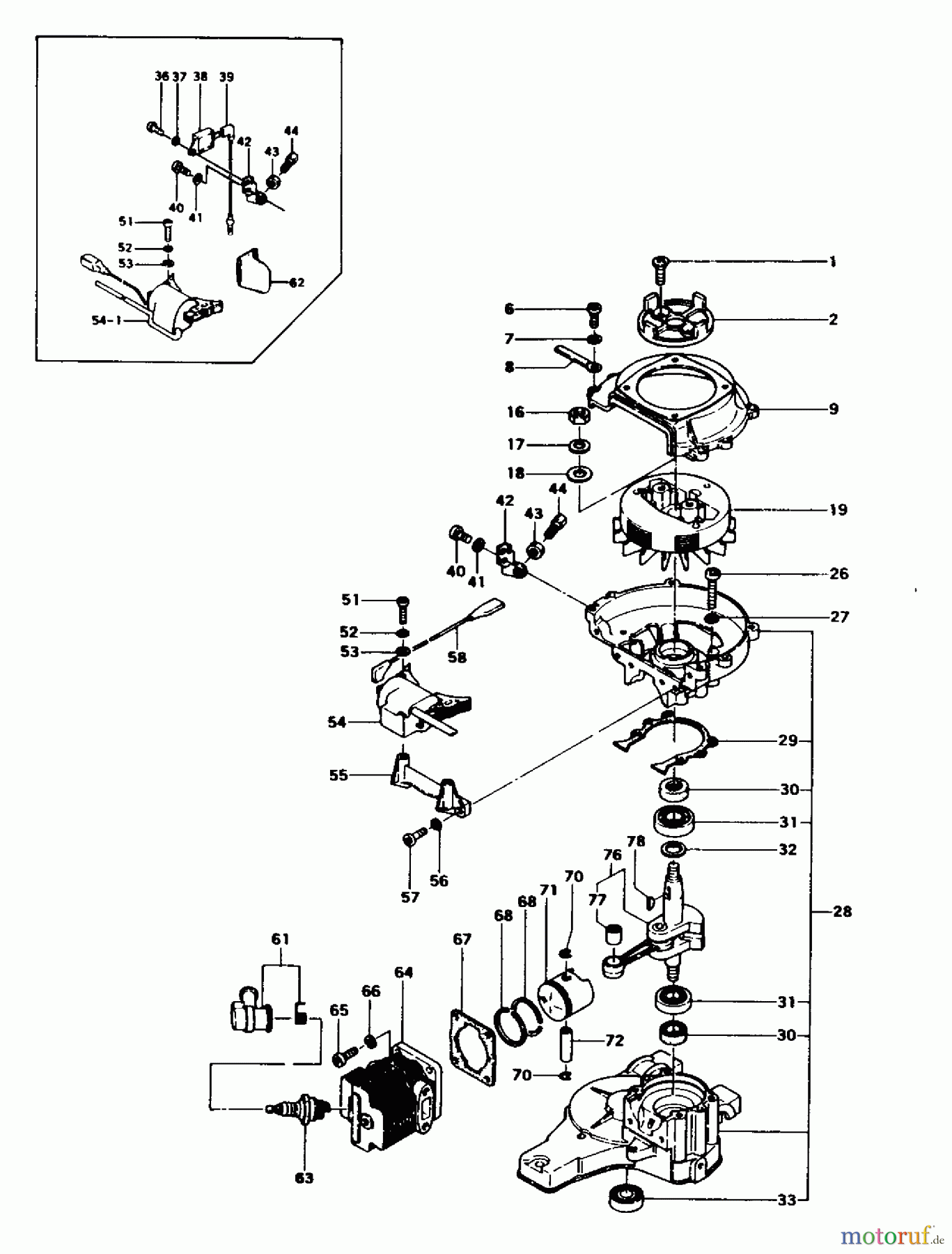 Tanaka Heckenscheeren THT-262 - Tanaka Hedge Trimmer Engine