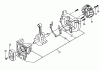 Tanaka TPH-2501 - Articulating Pole Hedge Trimmer Ersatzteile Starter Pawl, Flywheel, Crankcase