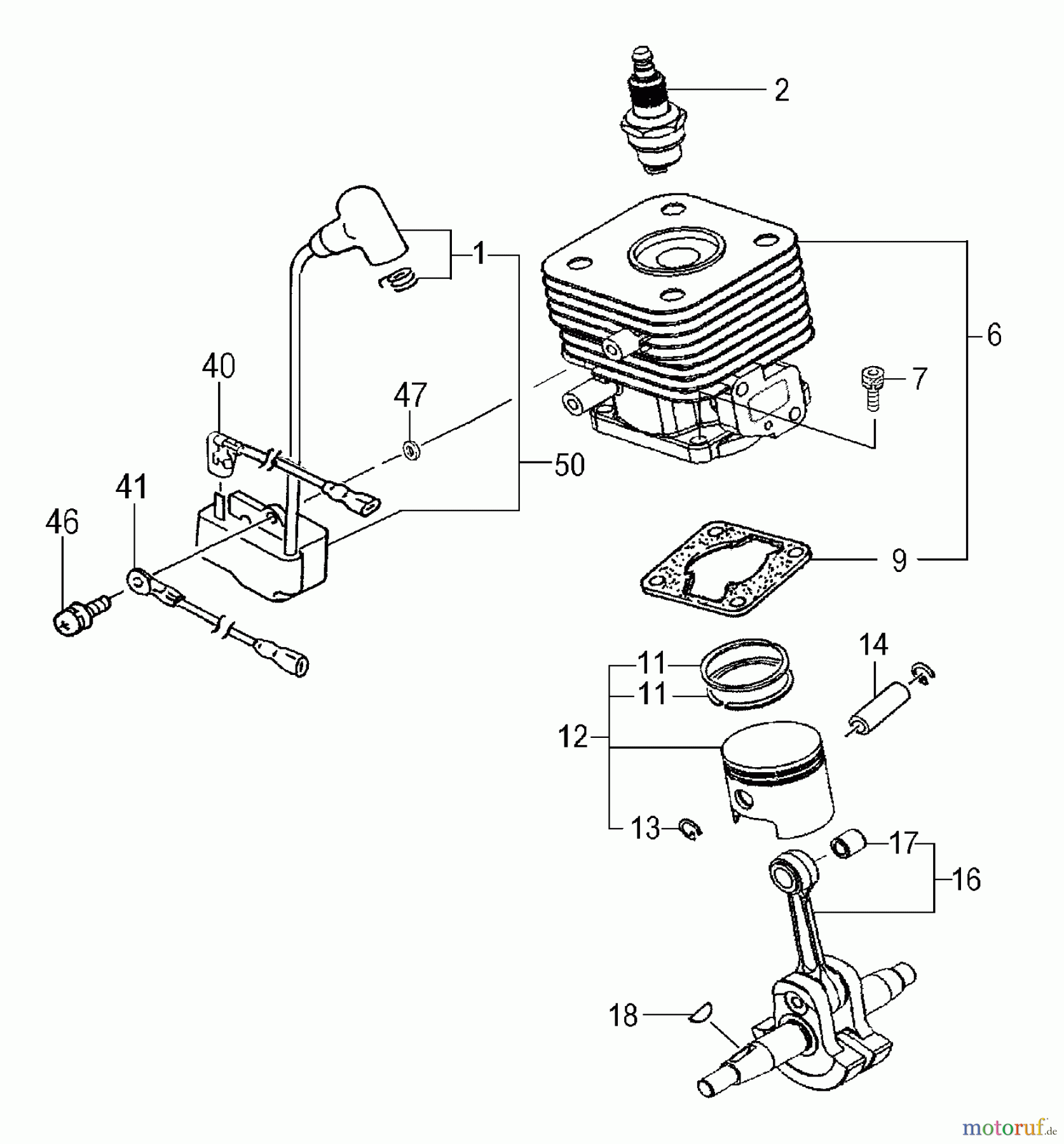 Tanaka Sonstiges Moby - Tanaka X 24cc PowerBoard W/PureFire Engine Cylinder, Piston, Crankshaft, Ignition
