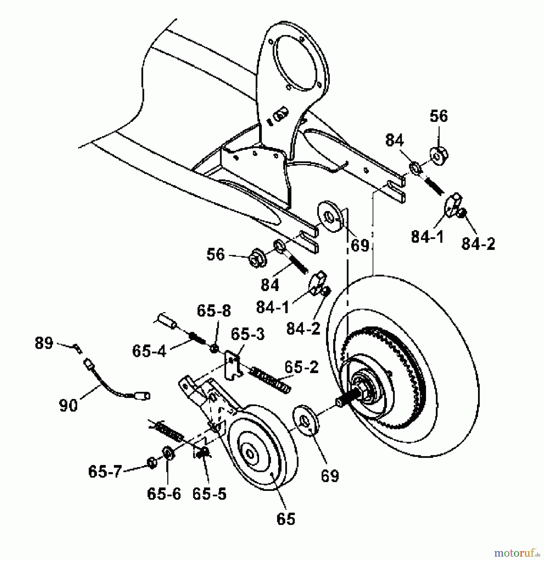  Tanaka Sonstiges Moby - Tanaka X 25cc PowerBoard Rear Brake & Adjusters