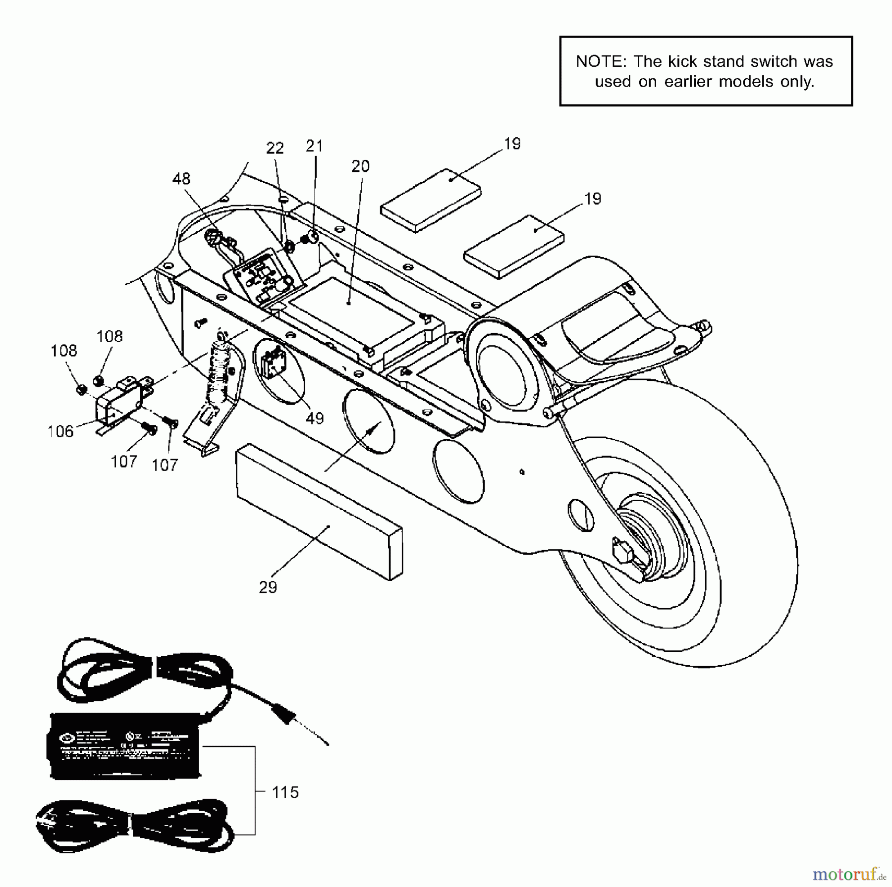  Tanaka Sonstiges PB-SM806 - Tanaka 450 Watt Electric PowerBoard Batteries & Electrical Components, Version 1 & 3