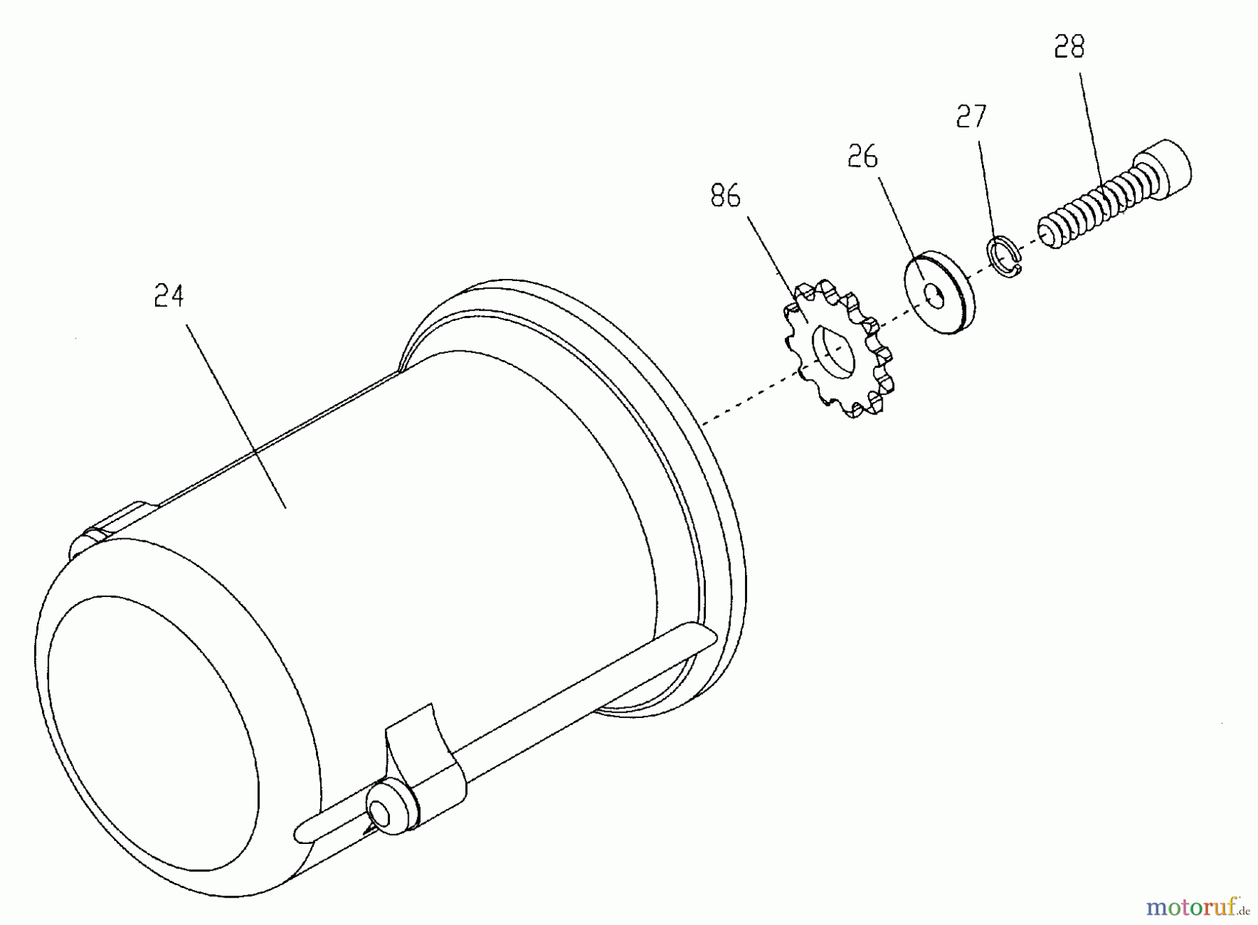  Tanaka Sonstiges PB-SM806 - Tanaka 450 Watt Electric PowerBoard Motor & Small Gear