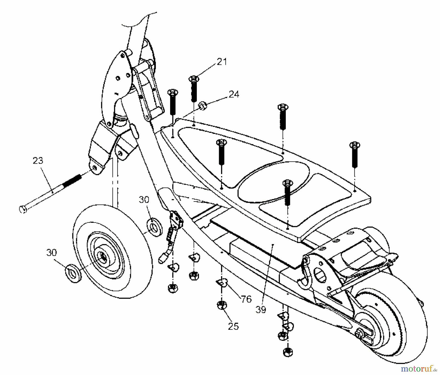 Tanaka Sonstiges PB-SM805 - Tanaka Electric PowerBoard Deck Mounting Hardware