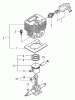 Tanaka TPB-350GX - 35cc PowerBoard Ersatzteile Cylinder, Piston, Crankshaft