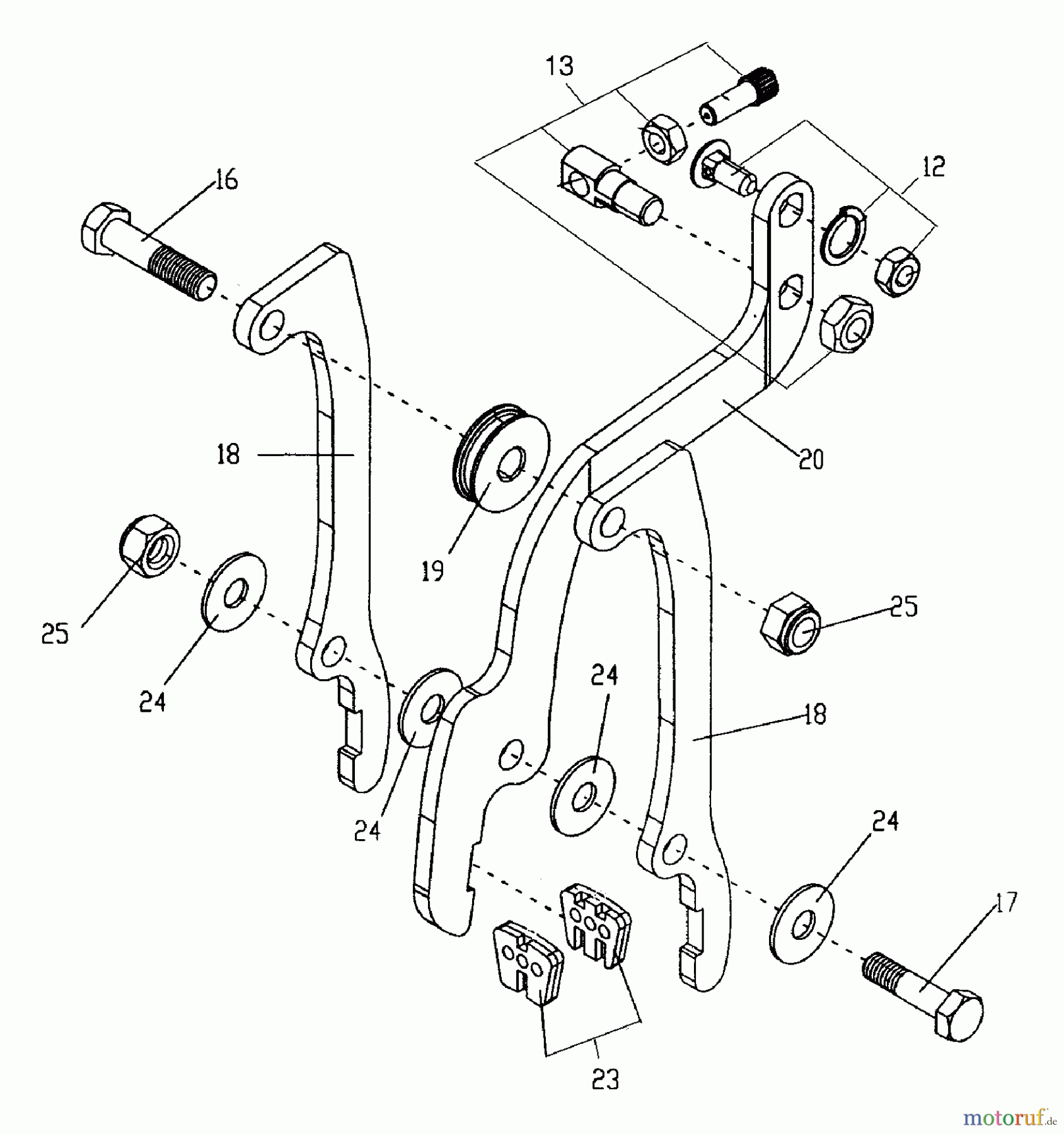 Tanaka Sonstiges TPB-350GX - Tanaka 35cc PowerBoard Front Brake