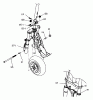 Tanaka TPB-350GX - 35cc PowerBoard Ersatzteile Shocks & Front Wheel Mounting Hardware