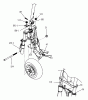 Tanaka TPB-450EX - 450 Watt Electric PowerBoard Ersatzteile Front Wheel Mounting Hardware