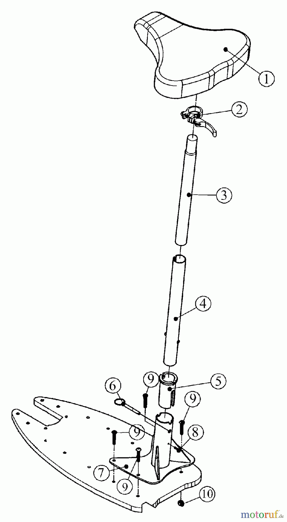 Tanaka Sonstiges TPB-450EX - Tanaka 450 Watt Electric PowerBoard Optional Seat Kit