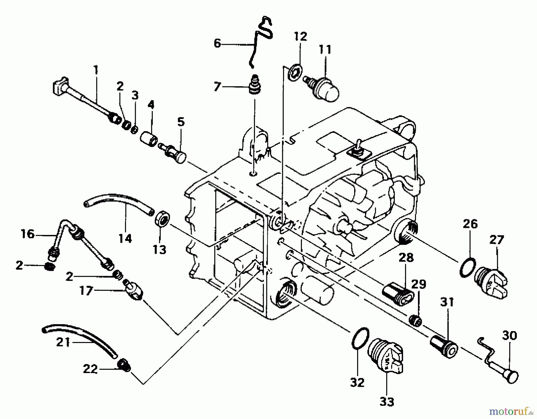 Tanaka Motorsägen ECS-290 - Tanaka Chainsaw Oil Filter & Pump Filter