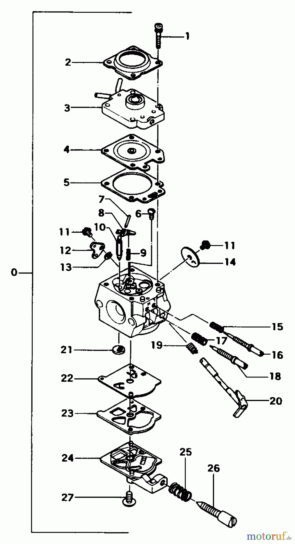  Tanaka Motorsägen ECS-300 - Tanaka Chainsaw Carburetor