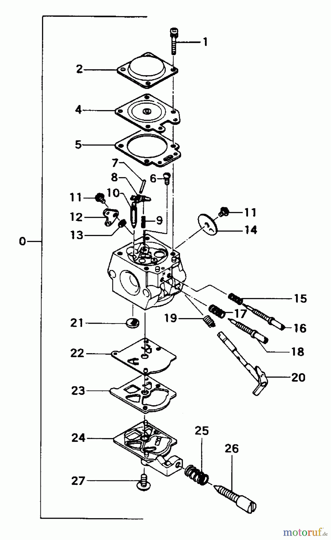  Tanaka Motorsägen ECS-320 - Tanaka Chainsaw Carburetor
