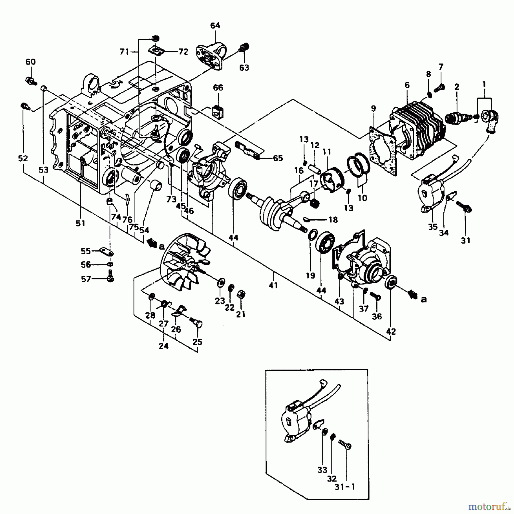  Tanaka Motorsägen ECS-320 - Tanaka Chainsaw Engine