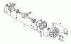 Tanaka ECS-3301 - Chainsaw Ersatzteile Crankcase / Flywheel