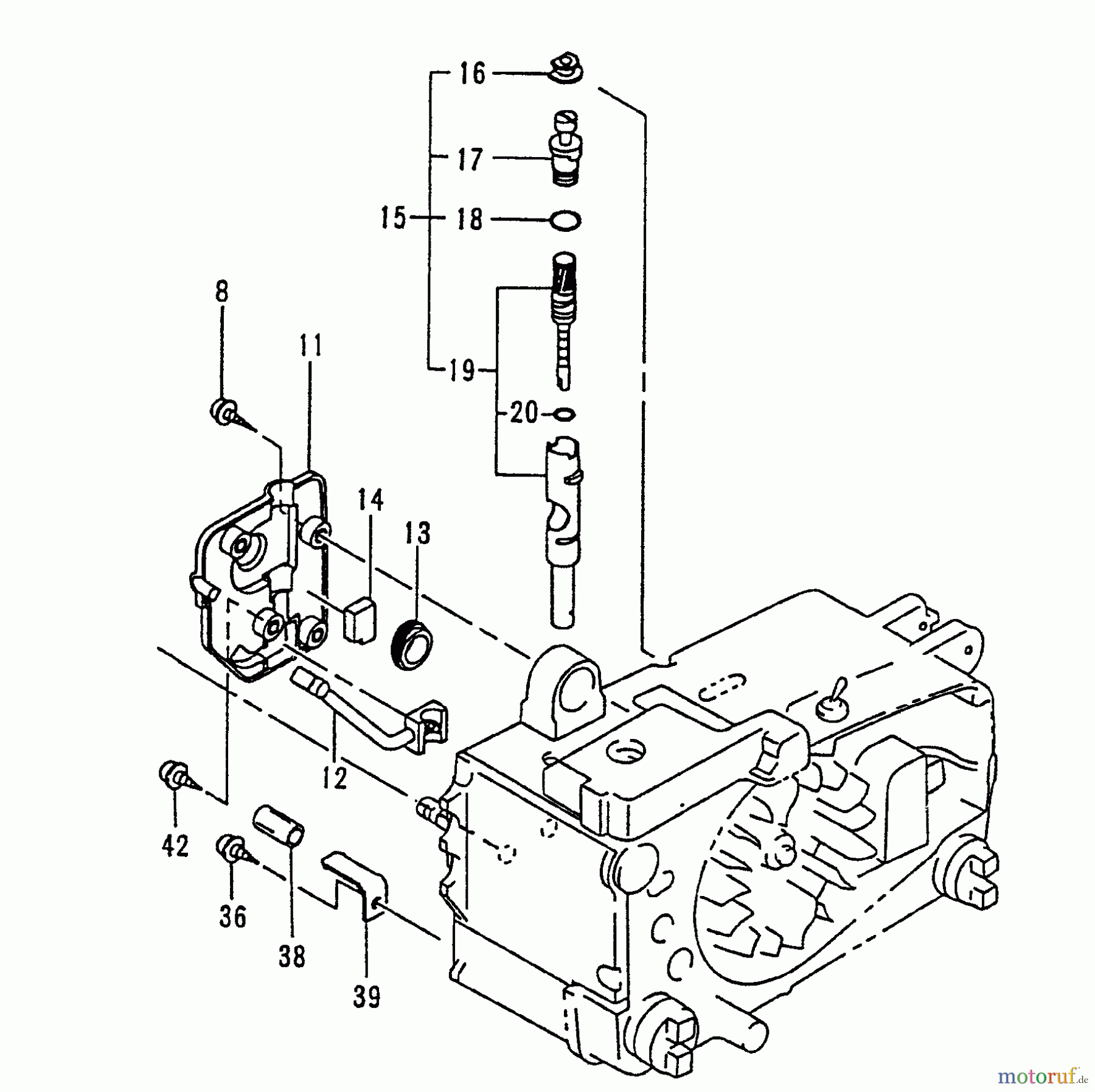  Tanaka Motorsägen ECS-3301 - Tanaka Chainsaw Oil Pump