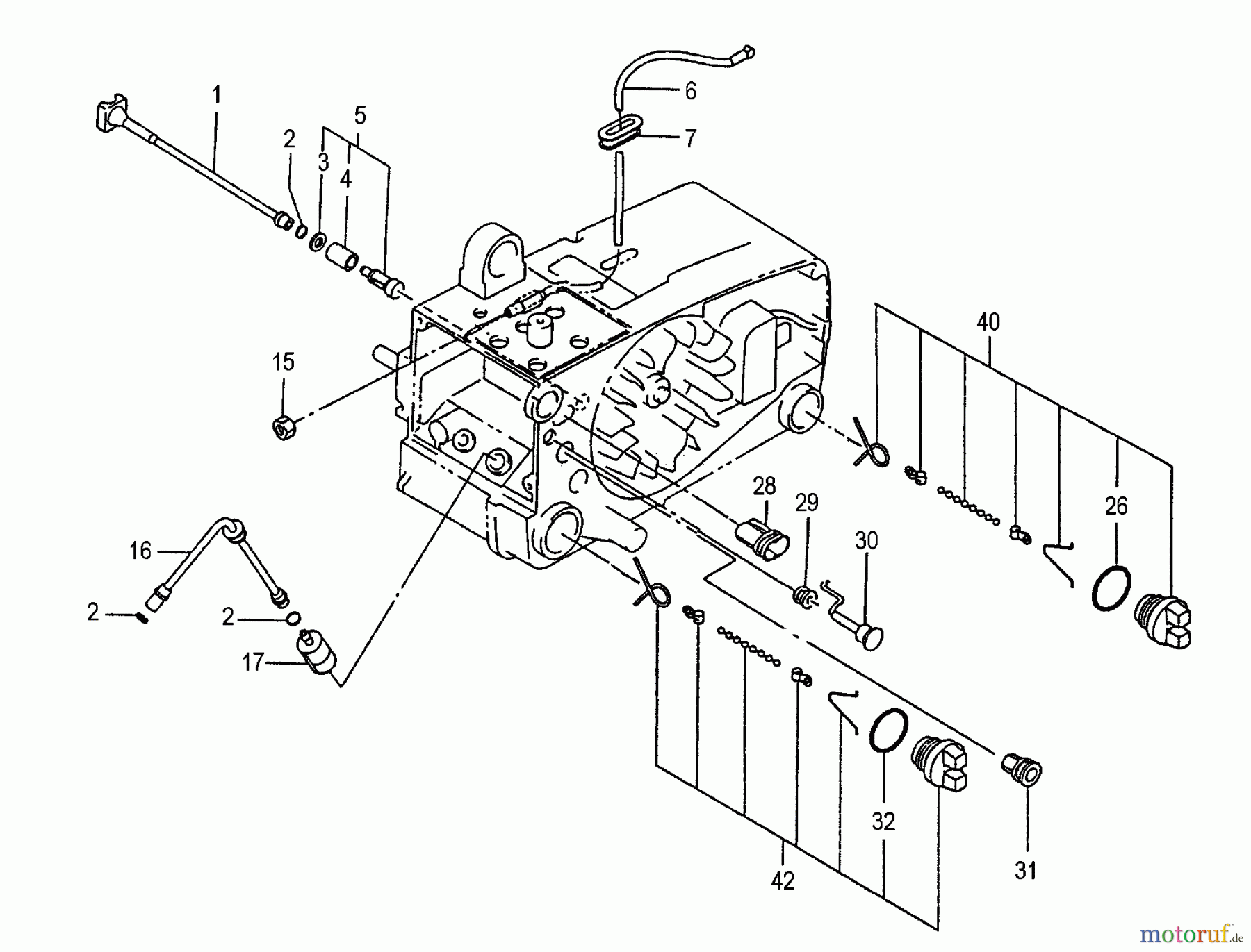 Tanaka Motorsägen ECS-3351B - Tanaka Chainsaw Fuel Pipe, Oil Filter & Choke