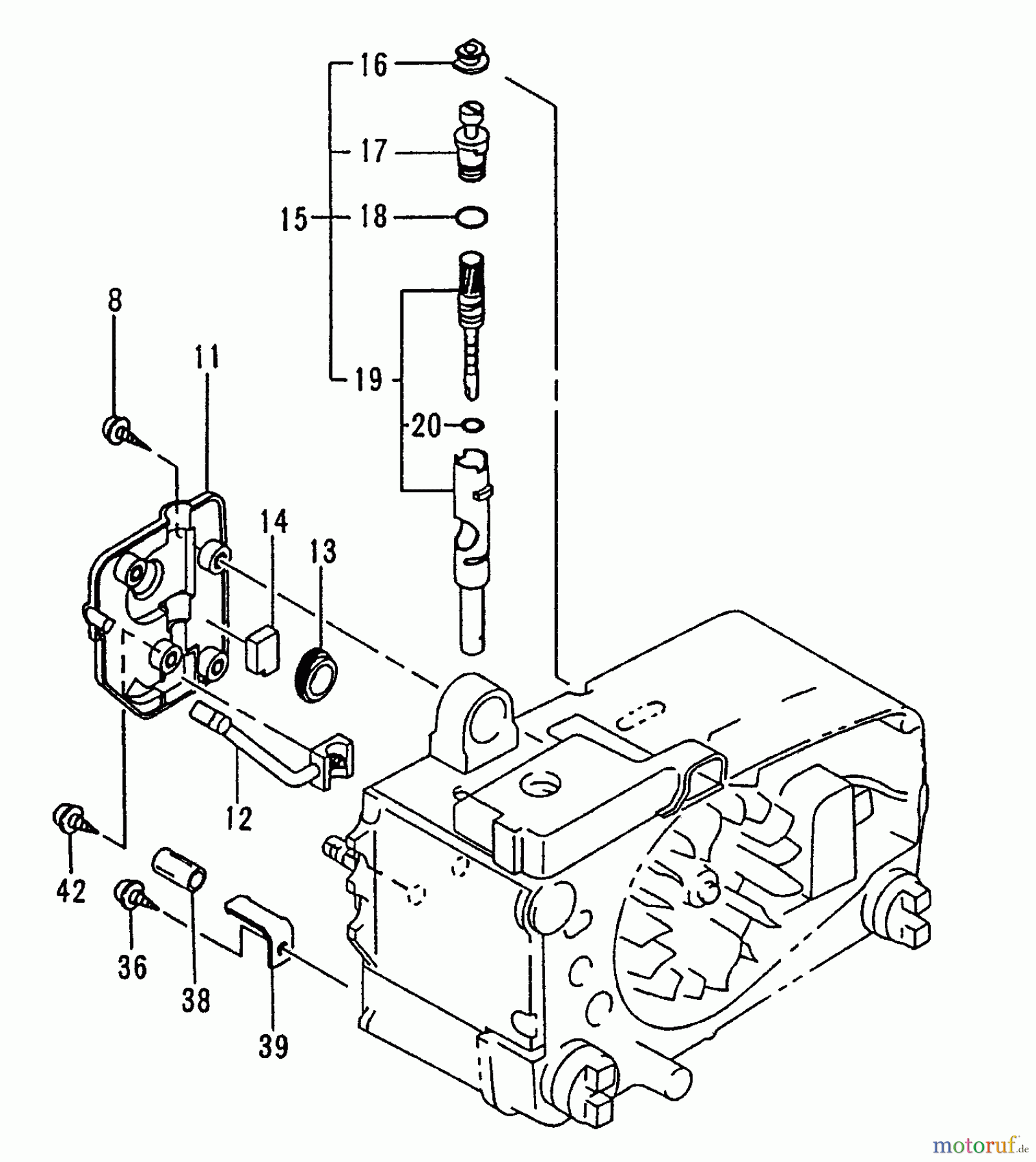 Tanaka Motorsägen ECS-3351B - Tanaka Chainsaw Oil Pump