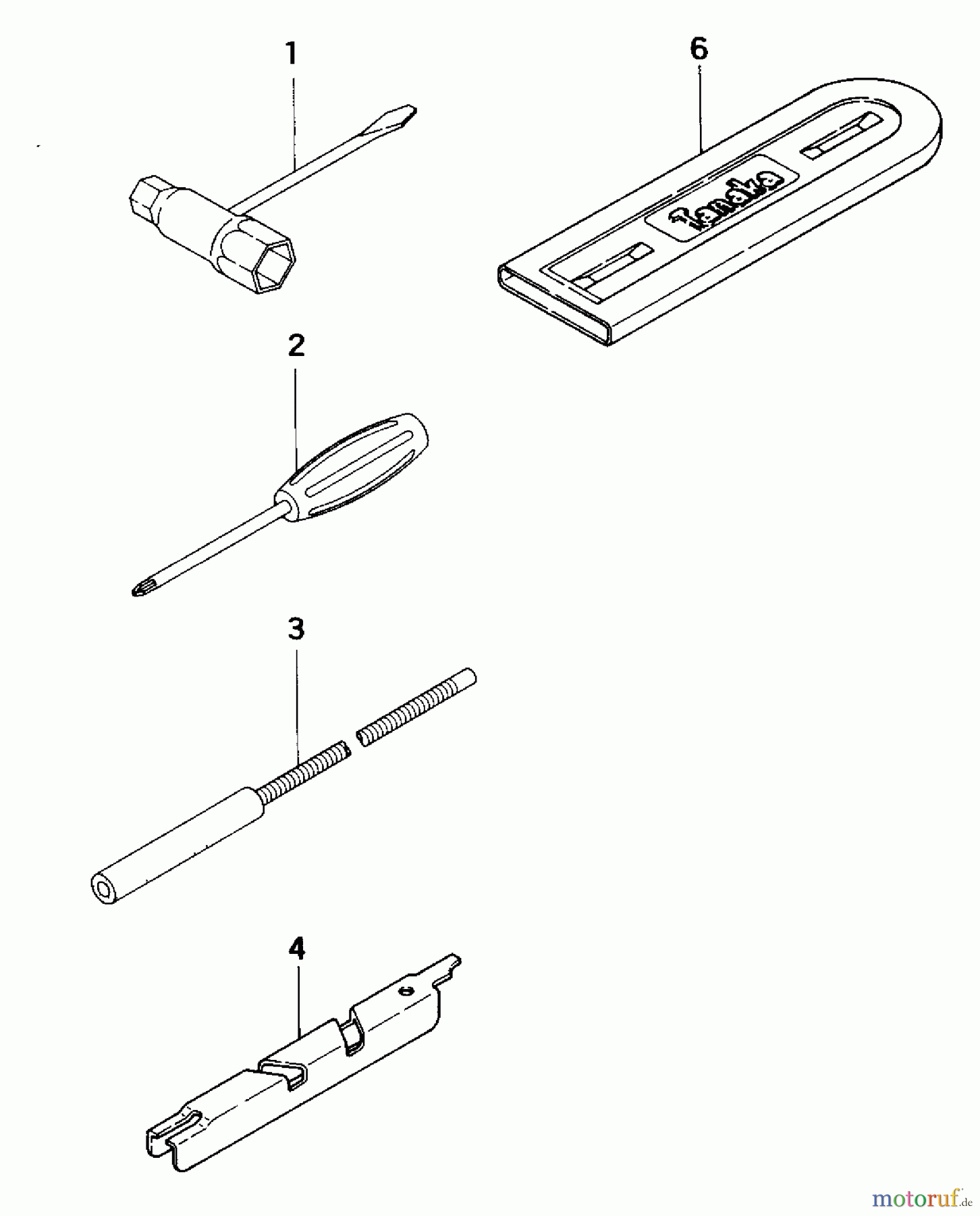  Tanaka Motorsägen ECS-3500B - Tanaka Chainsaw Tools & Optional Parts
