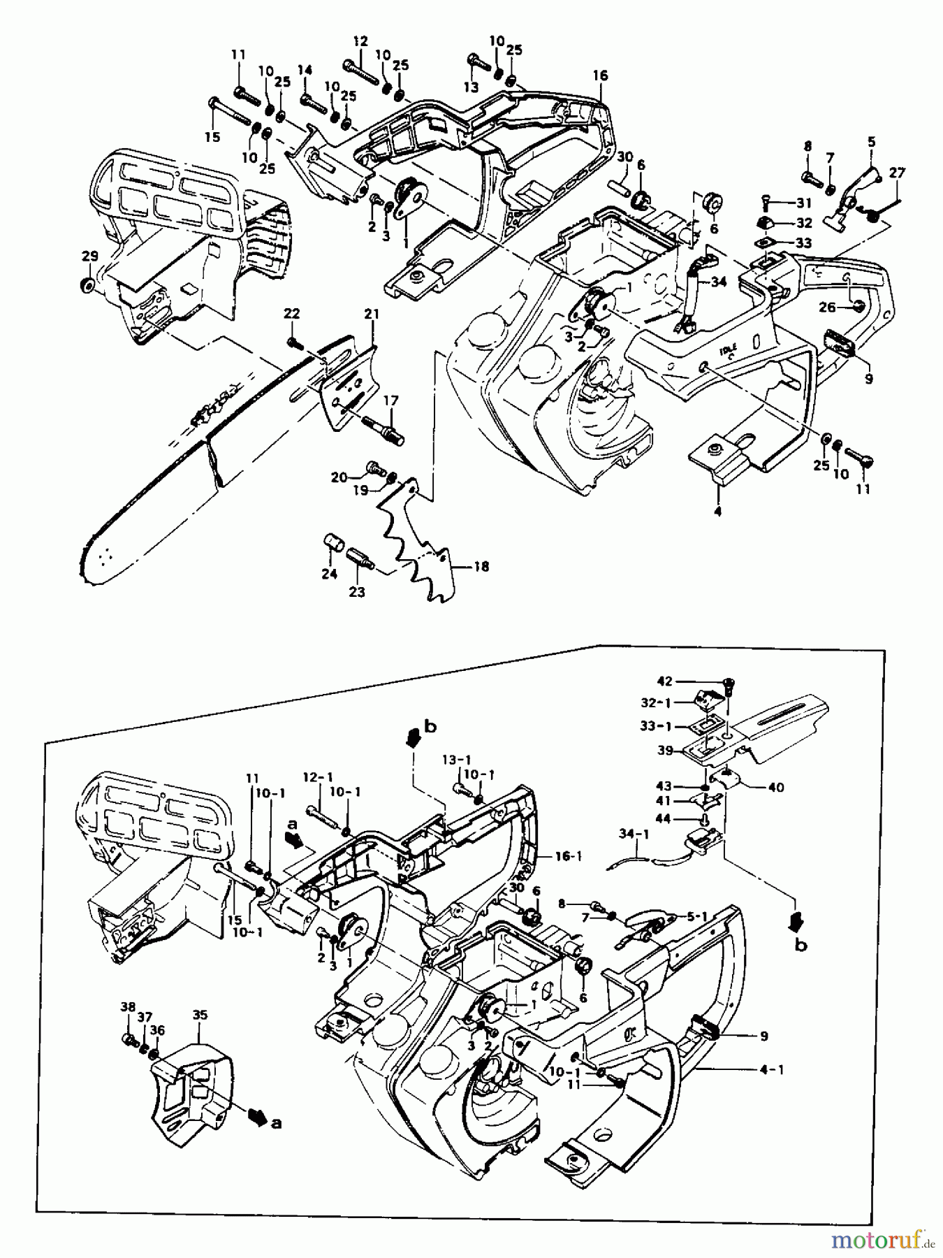 Tanaka Motorsägen ECS-356 - Tanaka Chainsaw Rear Handle