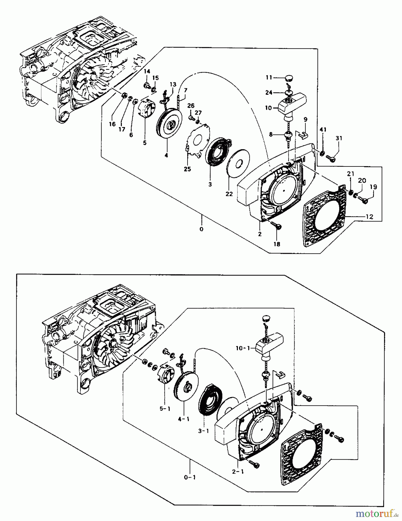 Tanaka Motorsägen ECS-506 - Tanaka Chainsaw Recoil Starter