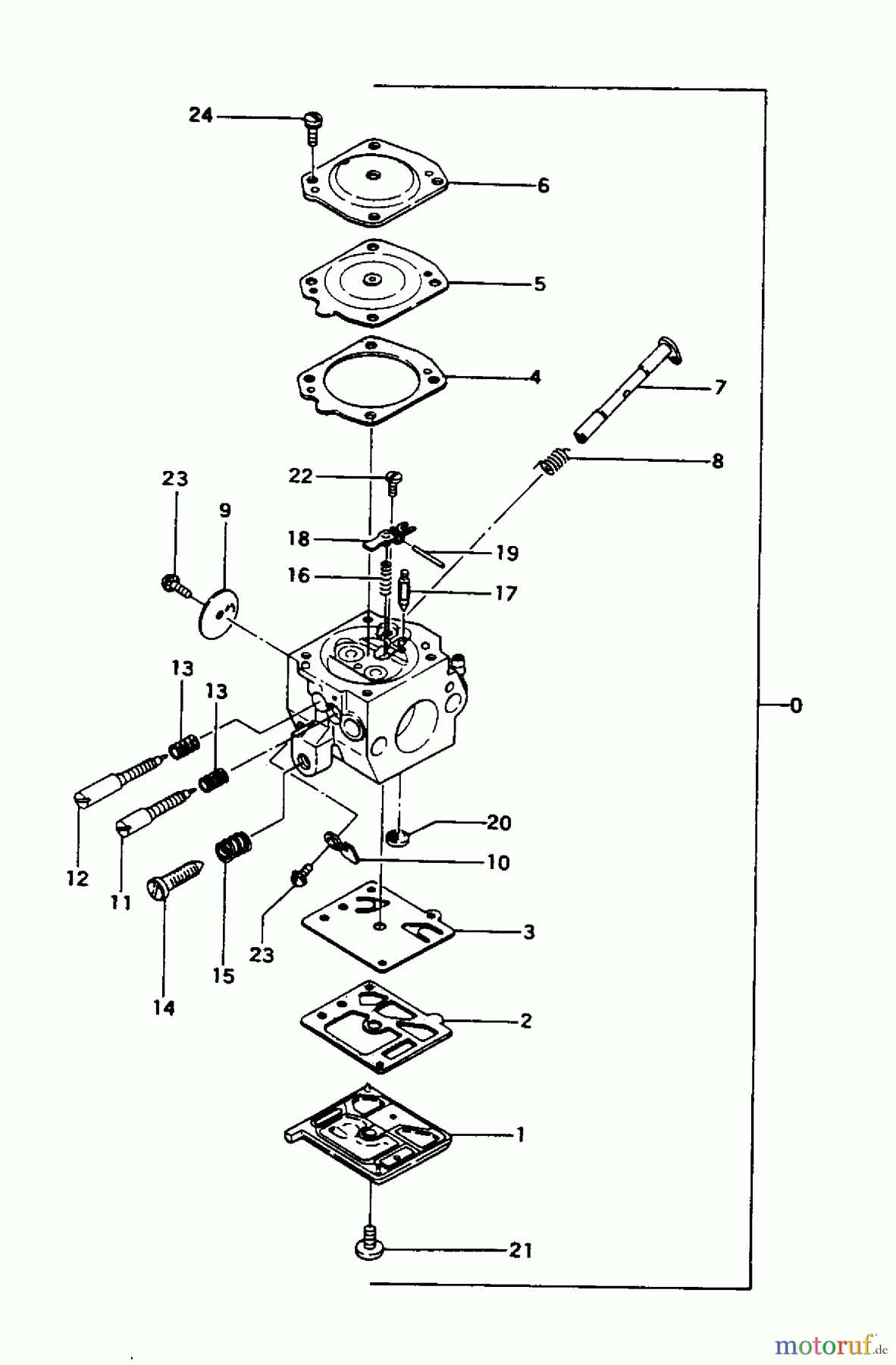Tanaka Kappsägen EHC-120 - Tanaka Cut-Off Saw Carburetor