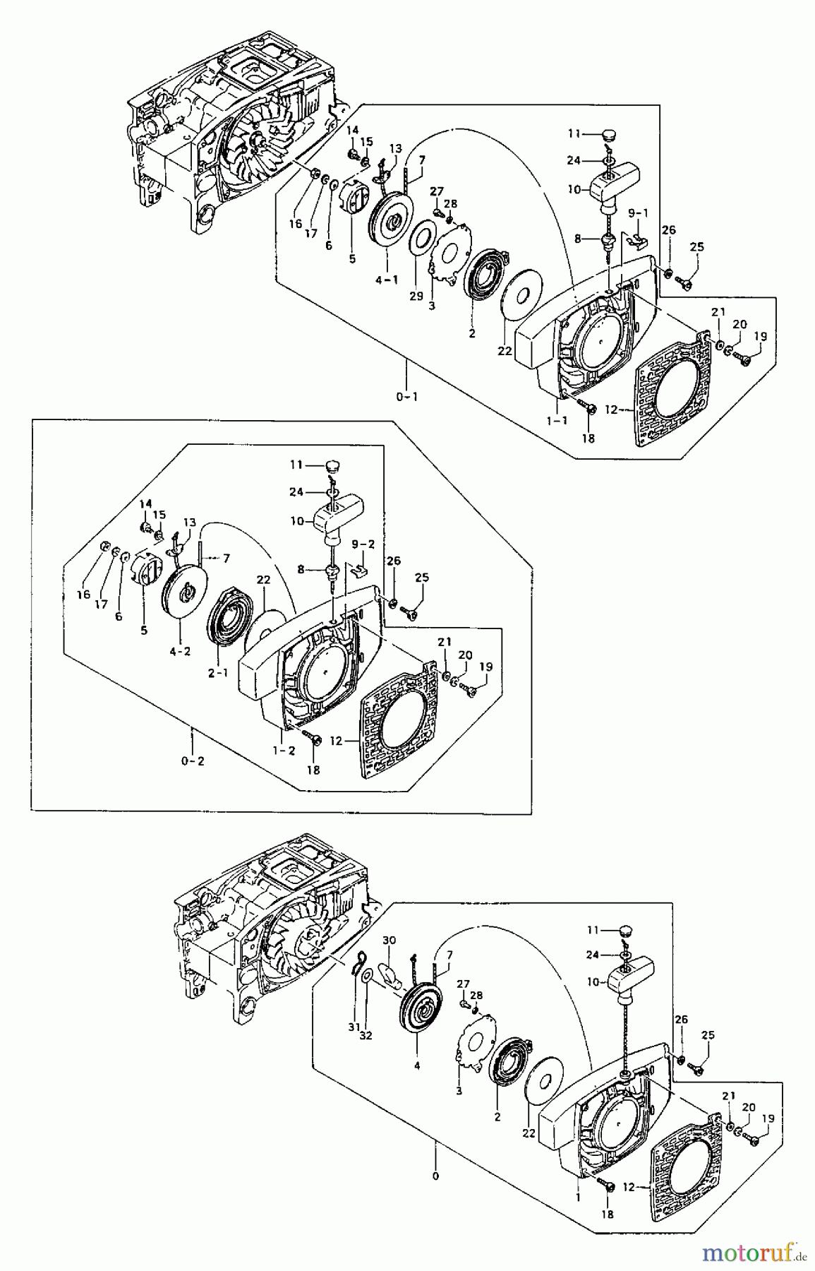  Tanaka Kappsägen EHC-120 - Tanaka Cut-Off Saw Recoil Starter