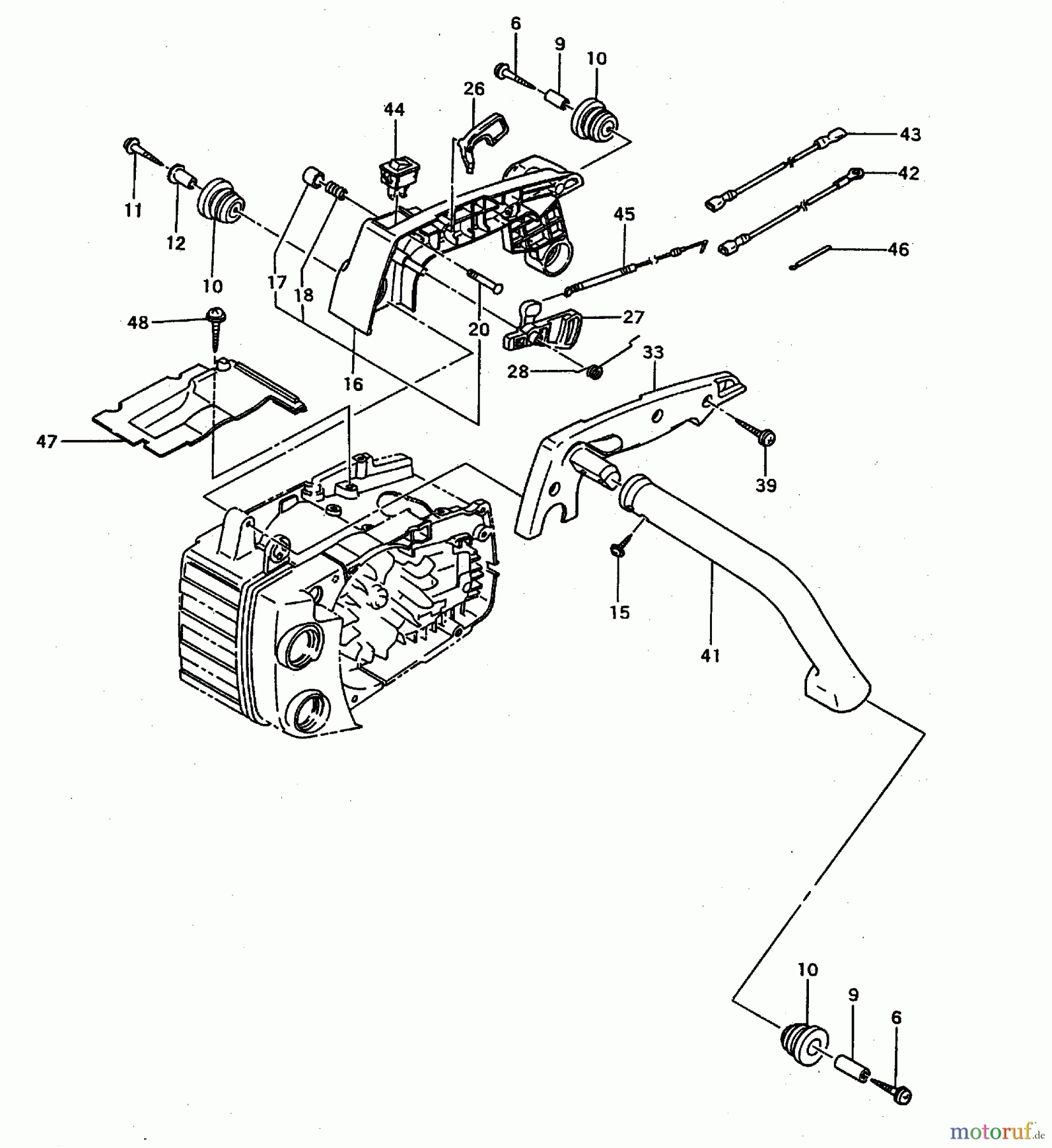  Tanaka Hochentaster TCS-3401S - Tanaka Professional Pruning Saw Handles, Controls, Levers