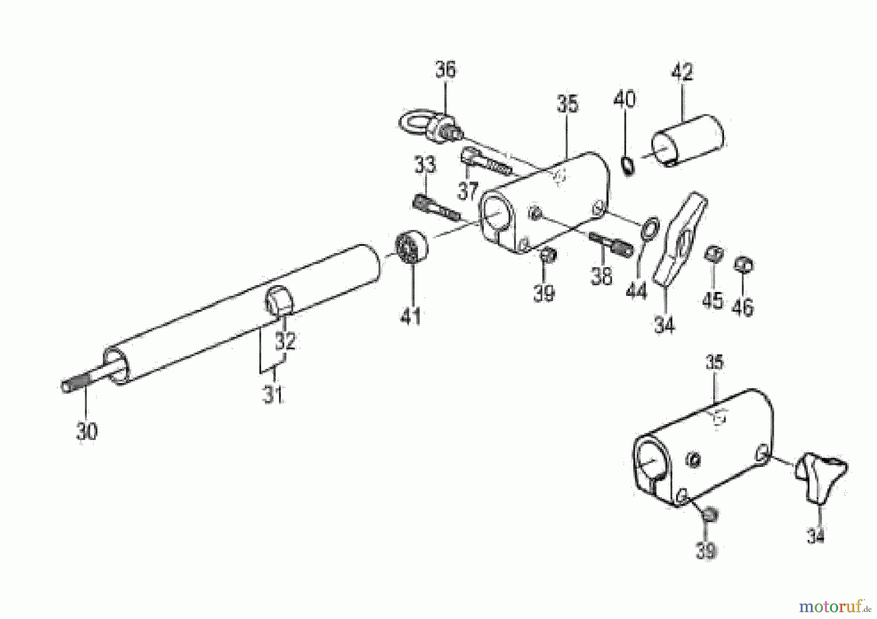  Tanaka Hochentaster TPS-2501 - Tanaka Extended Reach Pole Saw Drive Shaft & Coupling