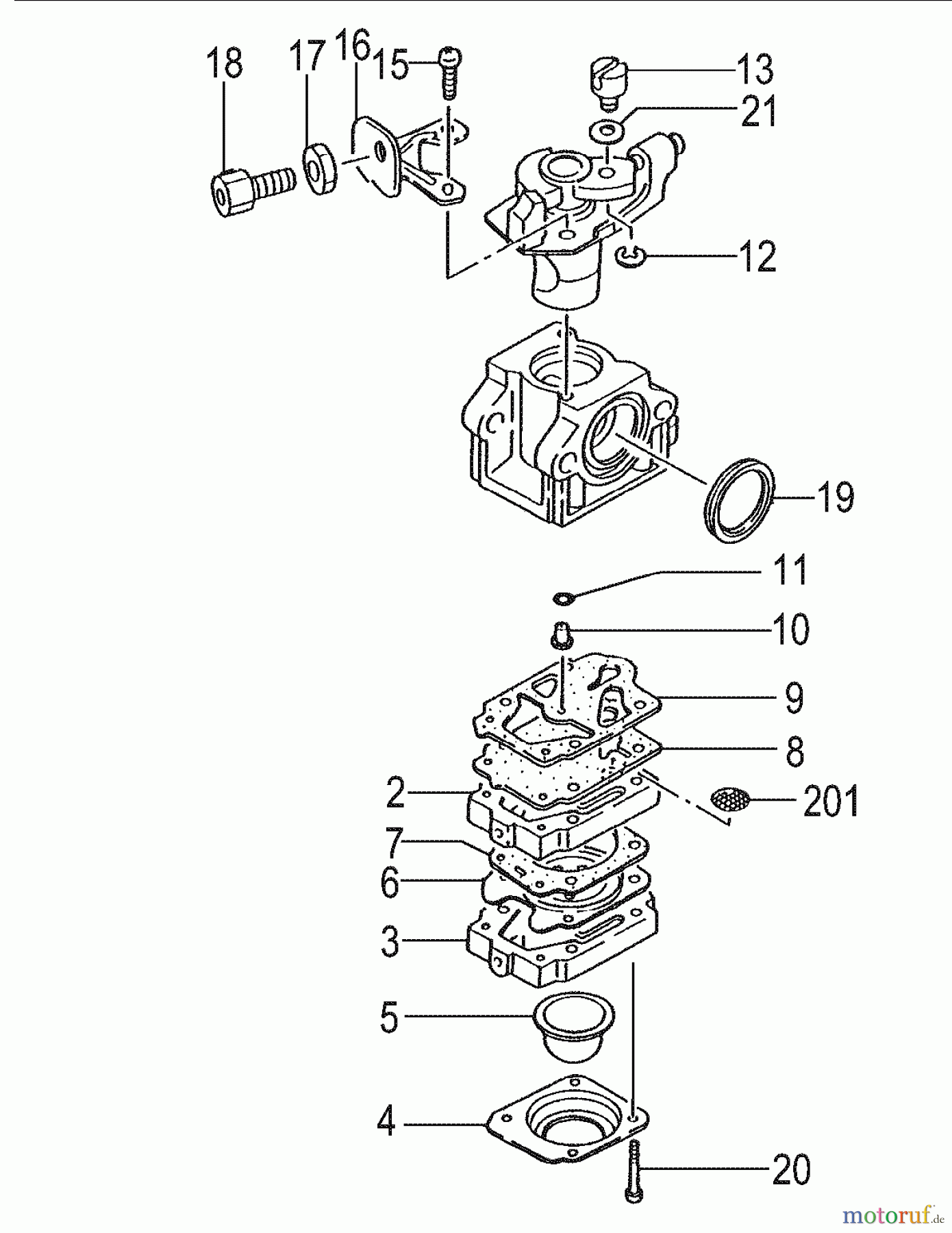  Tanaka Hochentaster TPS-250PN - Tanaka Extended Reach Pole Saw Carburetor