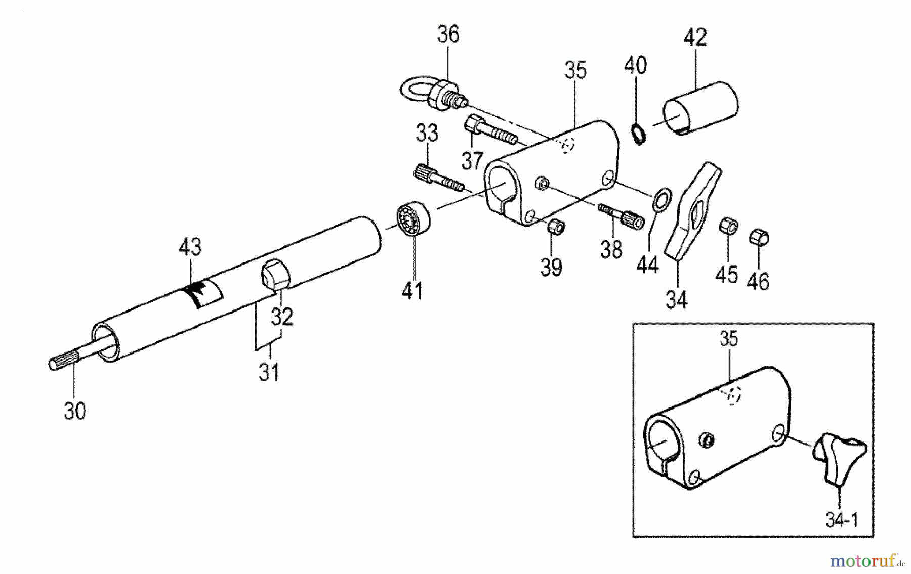 Tanaka Hochentaster TPS-2510 - Tanaka Extended Reach Pole Saw 36