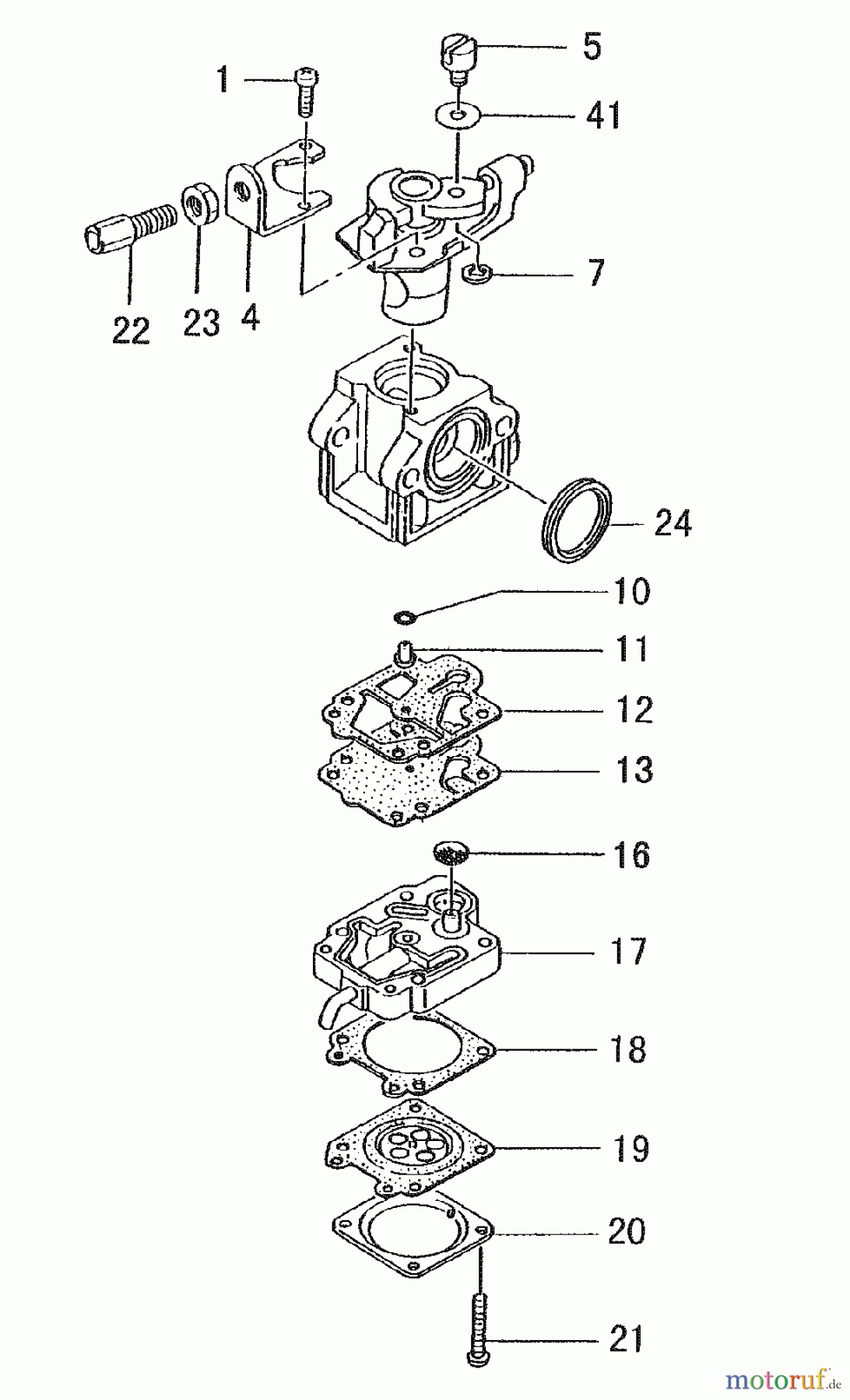 Tanaka Hochentaster TPS-2510 - Tanaka Extended Reach Pole Saw Carburetor
