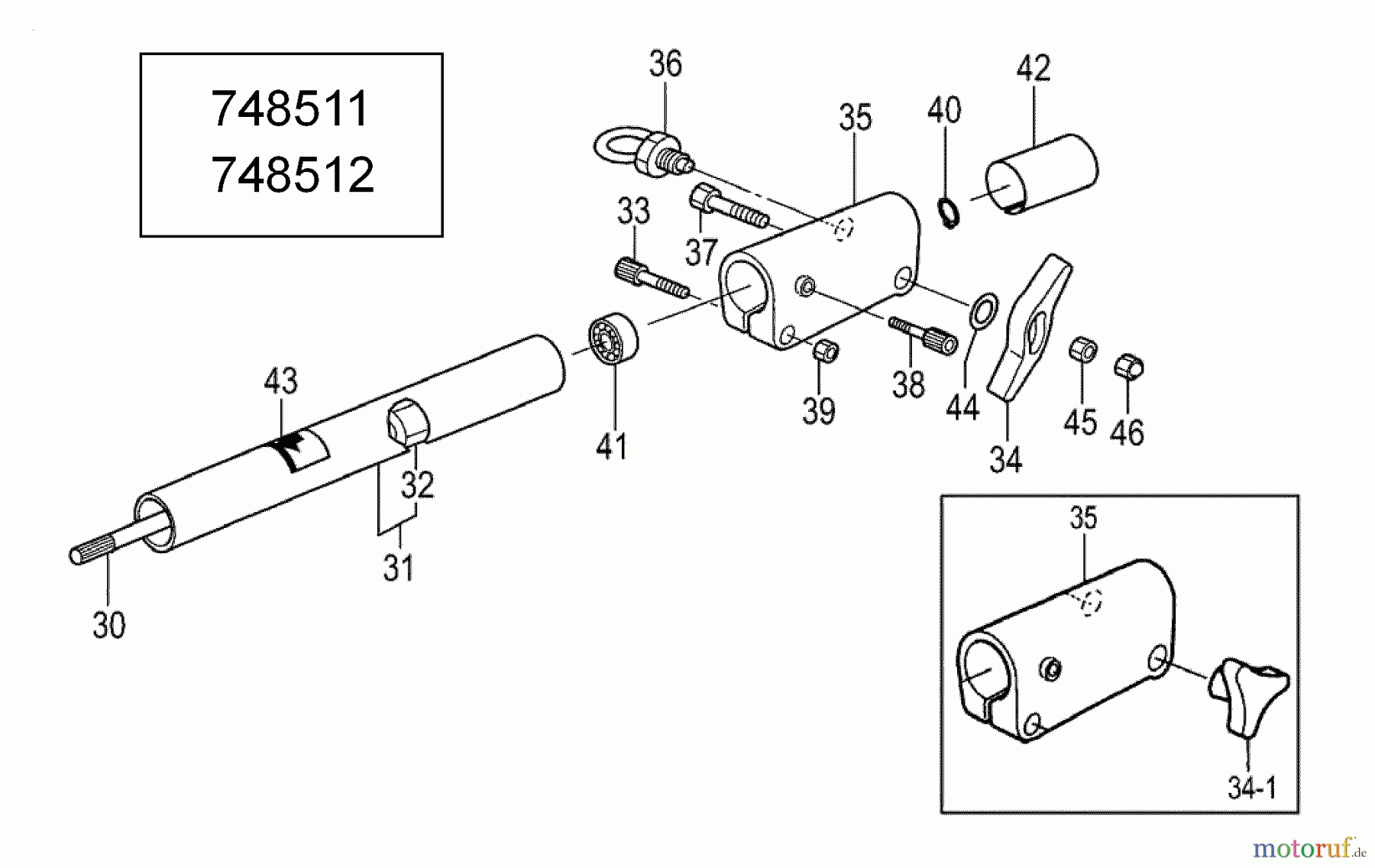 Tanaka Hochentaster TPS-260PF - Tanaka Extended Reach Pole Saw 36