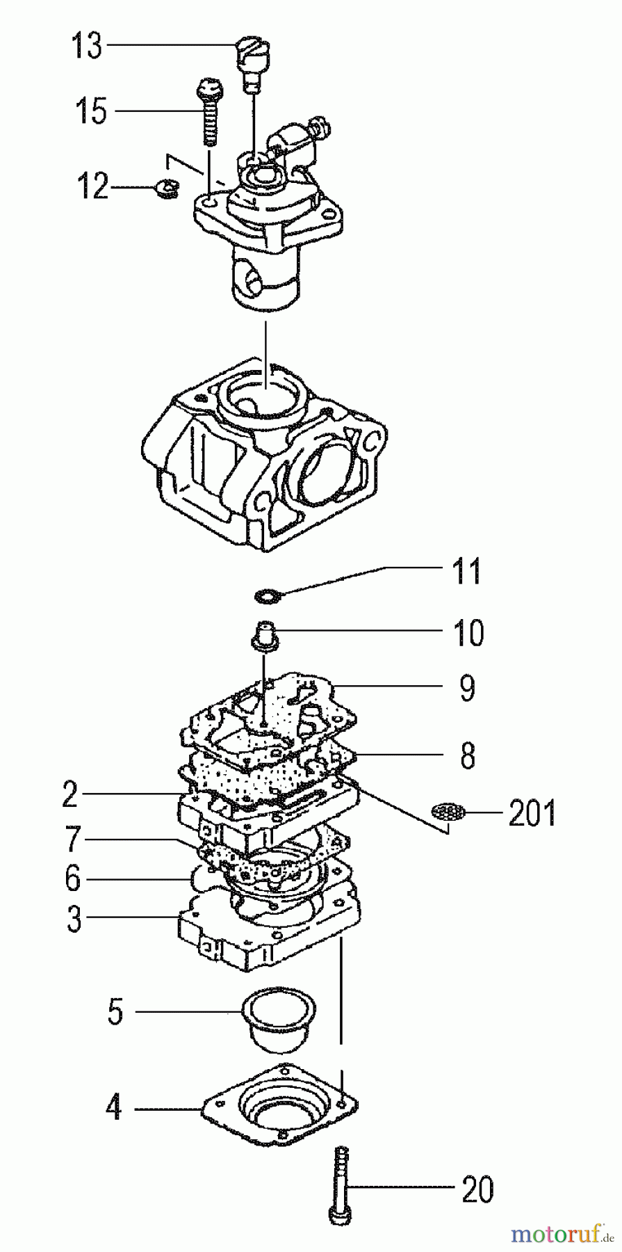 Tanaka Hochentaster TPS-260PF - Tanaka Extended Reach Pole Saw Carburetor